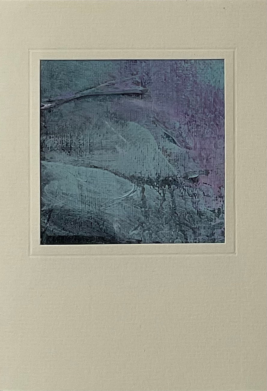 Unika kunstkort nr. 14, 15x10 cm – Håndmalet på lærred by Lone Reedtz ,