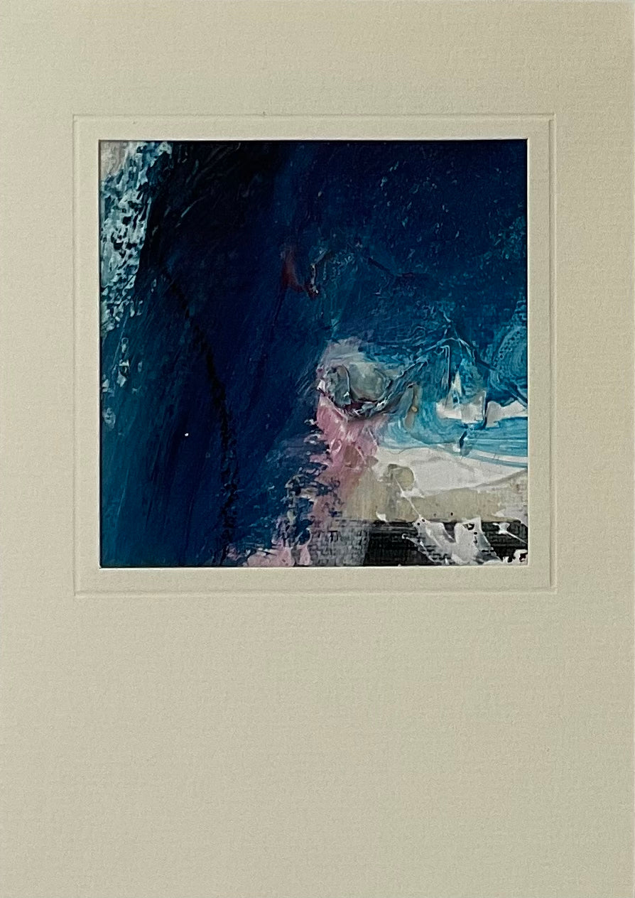 Unika kunstkort nr. 22, 15x10 cm – Håndmalet på lærred by Lone Reedtz ,