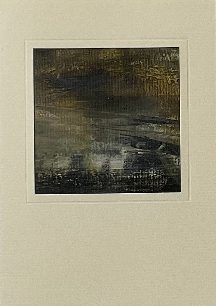 Unika kunstkort nr. 24, 15x10 cm – Håndmalet på lærred by Lone Reedtz ,