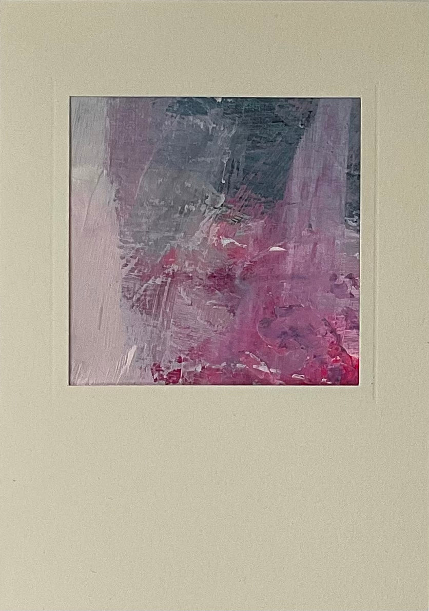 Unika kunstkort nr. 15, 15x10 cm – Håndmalet på lærred by Lone Reedtz ,