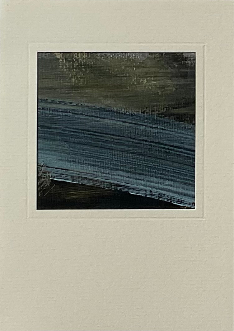 Unika kunstkort nr. 30, 15x10 cm – Håndmalet på lærred by Lone Reedtz ,