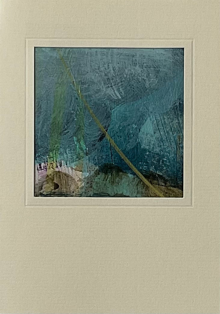 Unika kunstkort nr. 36, 15x10 cm – Håndmalet på lærred by Lone Reedtz ,