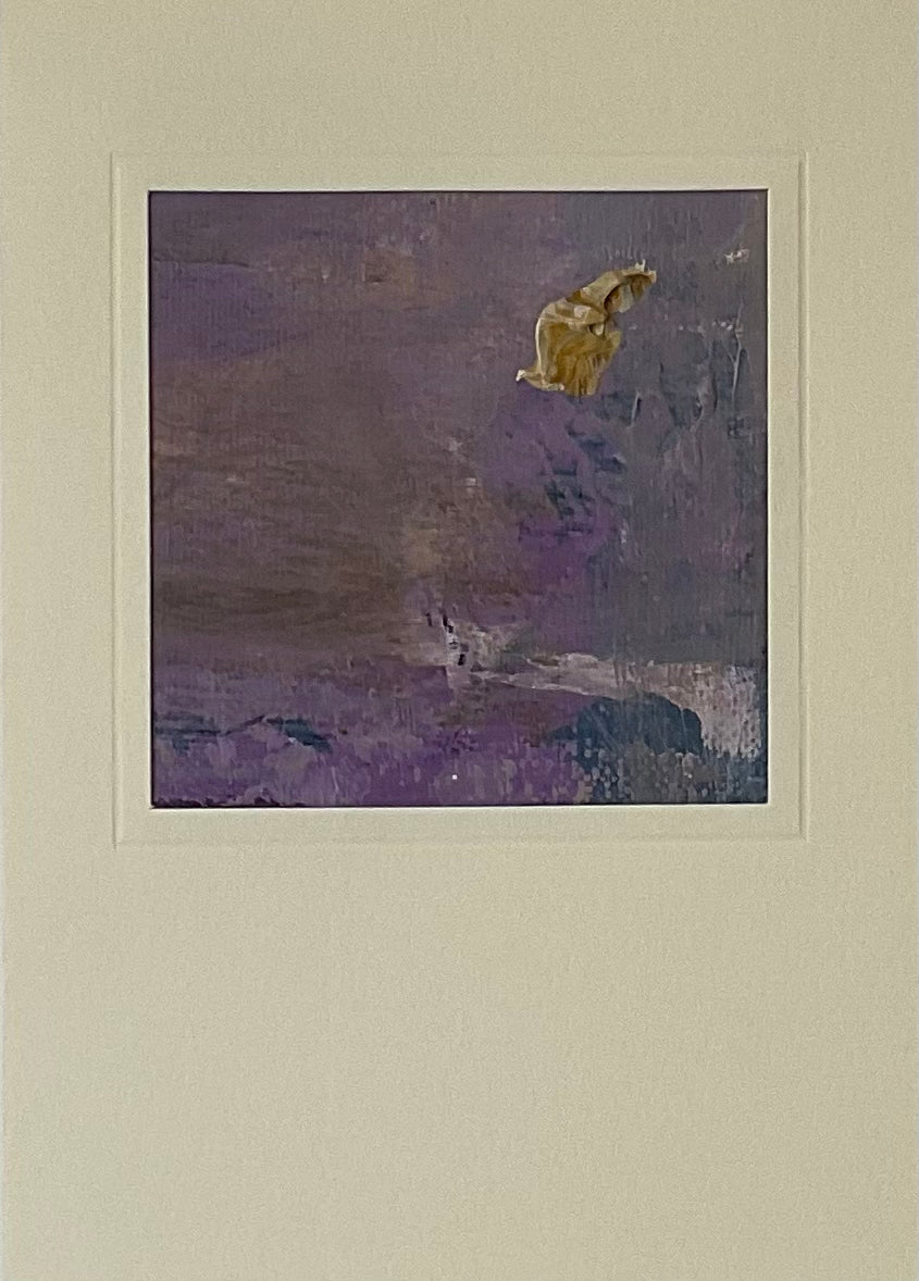 Unika kunstkort nr. 21, 15x10 cm – Håndmalet på lærred by Lone Reedtz ,