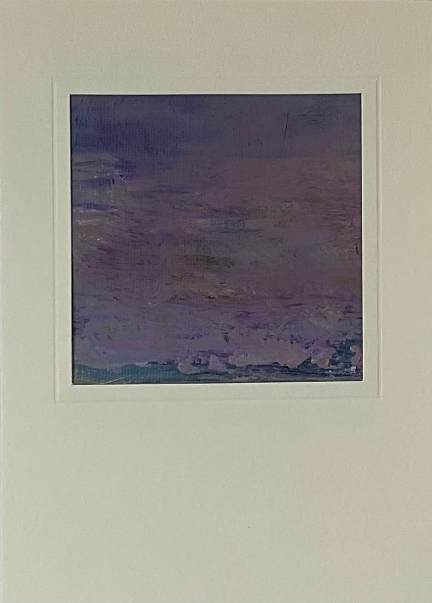Unika kunstkort nr. 27, 15x10 cm – Håndmalet på lærred by Lone Reedtz ,