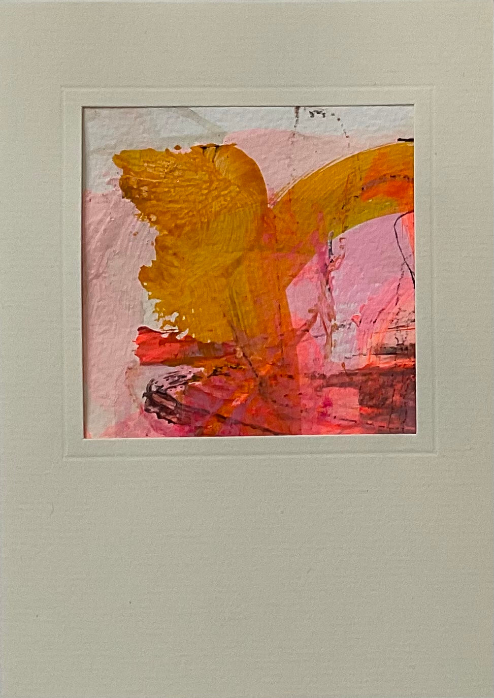 Unika kunstkort nr. 10, 15x10 cm – Håndmalet på lærred by Lone Reedtz ,