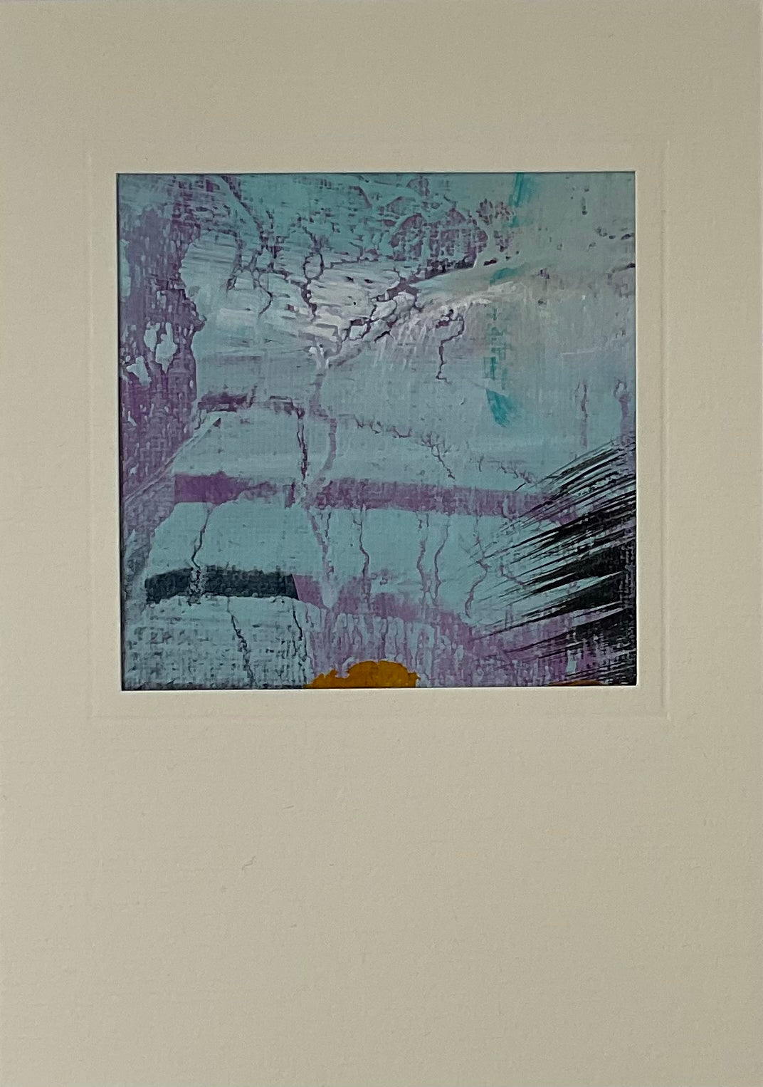 Unika kunstkort nr. 5, 15x10 cm – Håndmalet på lærred by Lone Reedtz ,