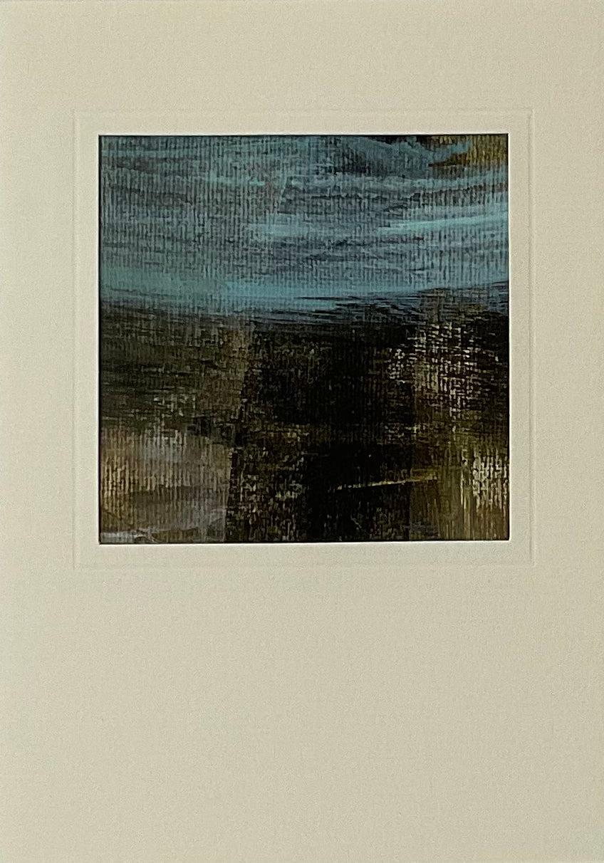 Unika kunstkort nr. 16, 15x10 cm – Håndmalet på lærred by Lone Reedtz ,