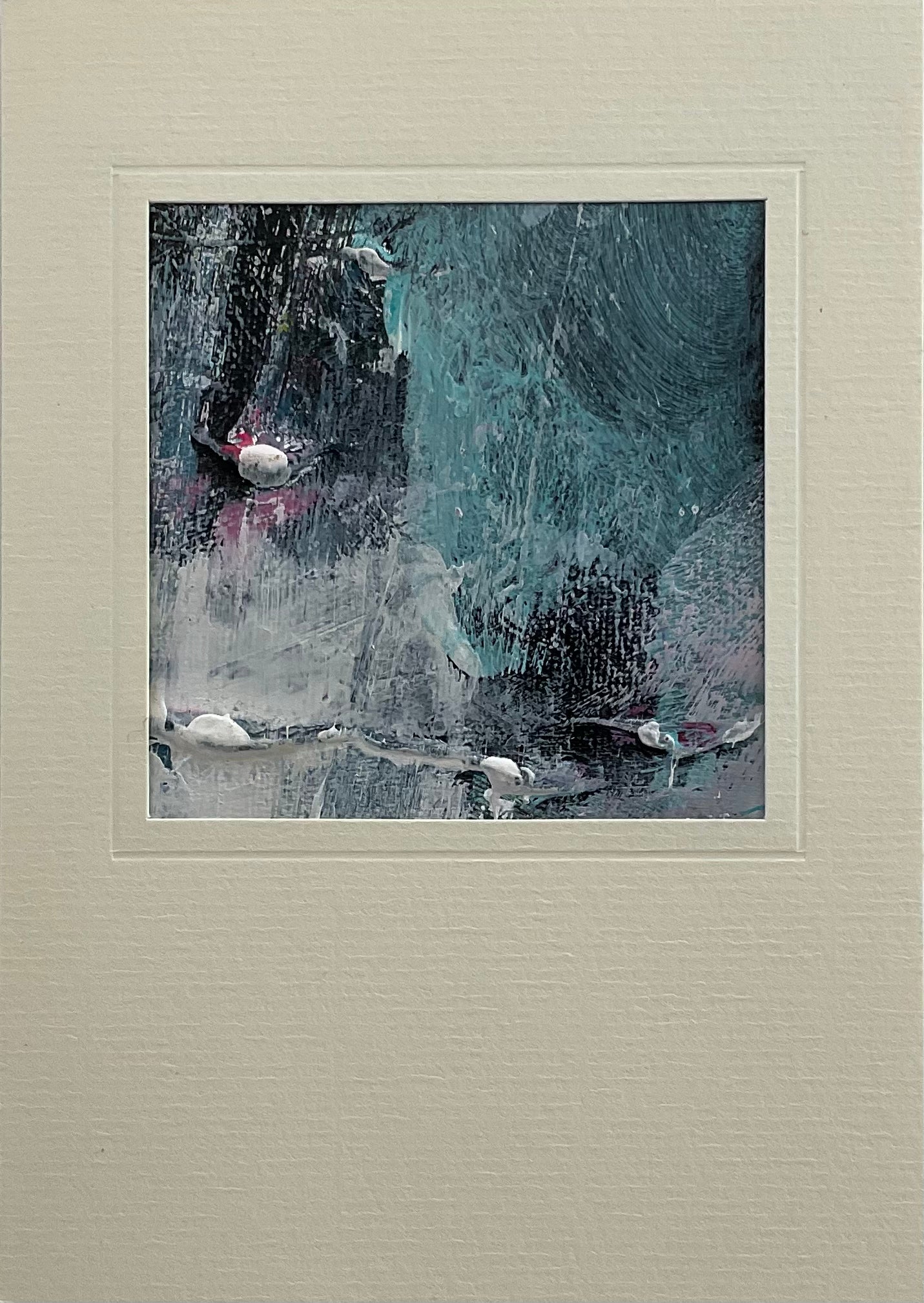 Unika kunstkort nr. 3, 15x10 cm – Håndmalet på lærred by Lone Reedtz ,