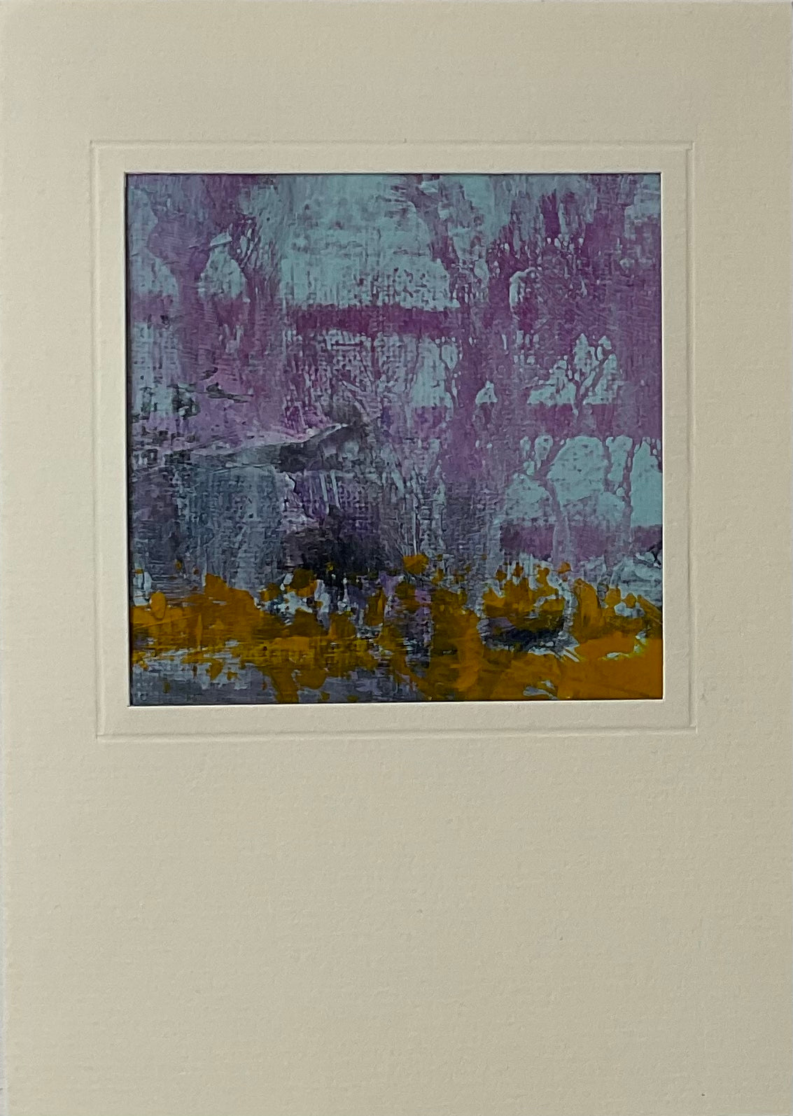Unika kunstkort nr. 4, 15x10 cm – Håndmalet på lærred by Lone Reedtz ,