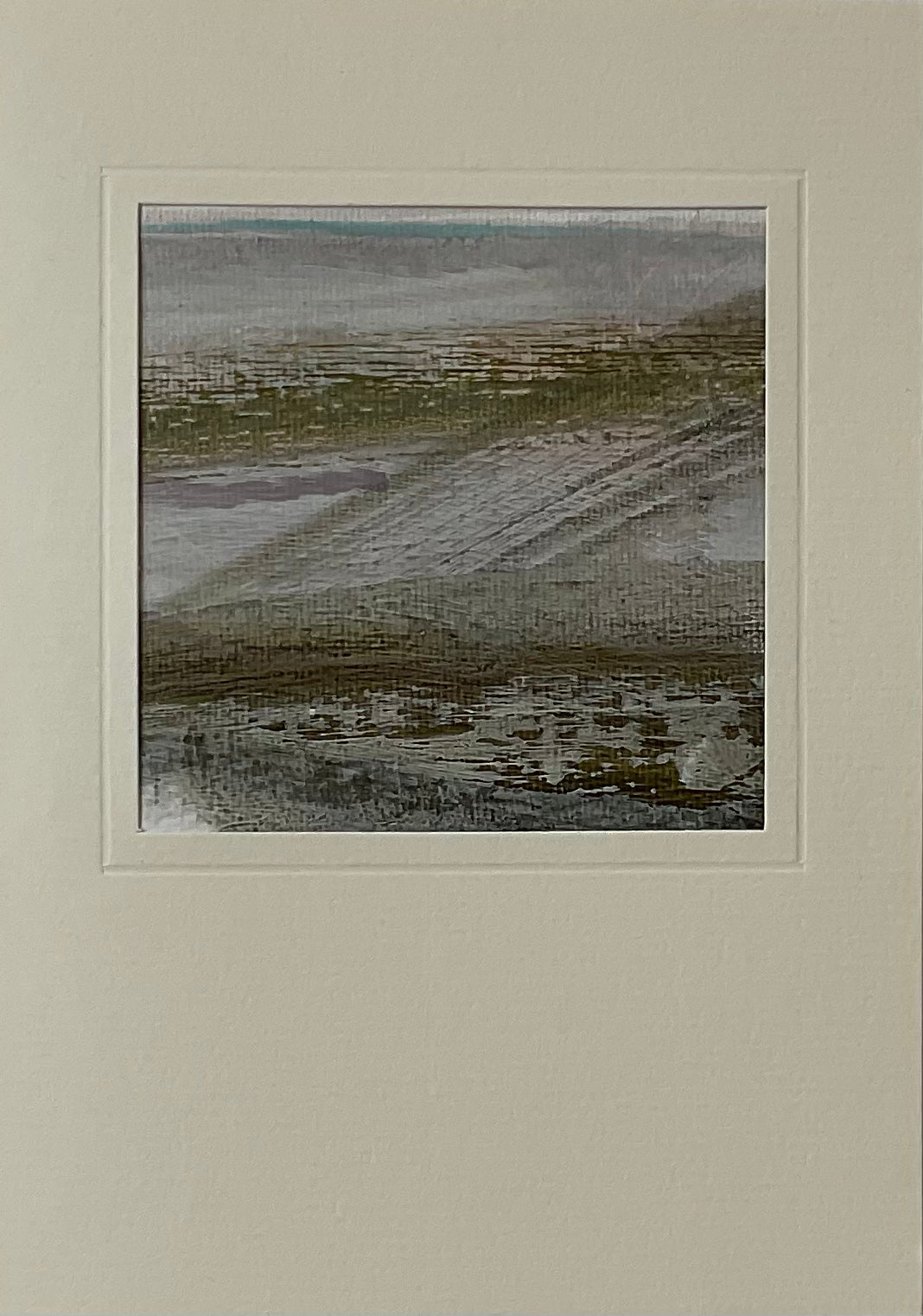 Unika kunstkort nr. 6, 15x10 cm – Håndmalet på lærred by Lone Reedtz ,