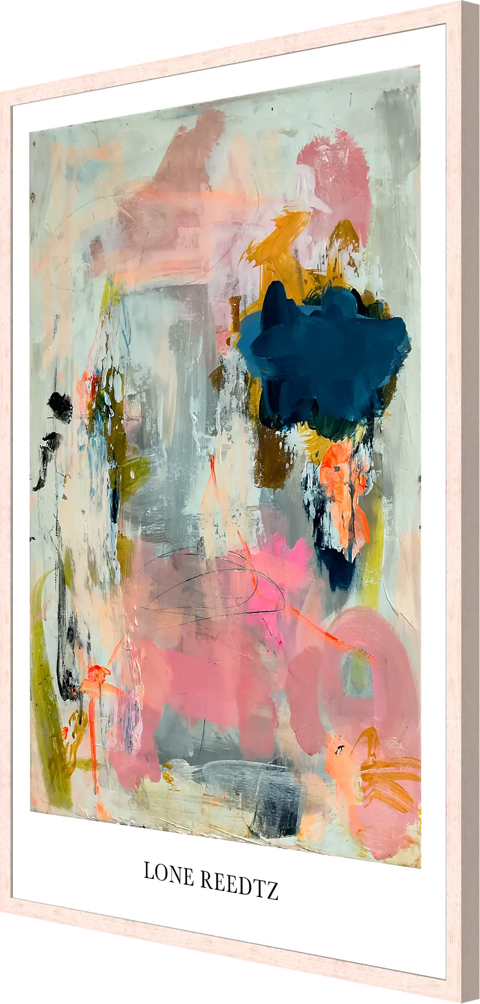 Timeless – Abstrakt kunsttryk af Lone Reedtz by Lone Reedtz , Abstrakt ekspressiv kunstplakat