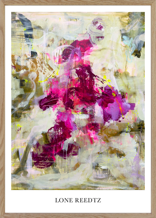 Abstrakt kunstplakat, 62x44 cm, "Magical” Limited Edition