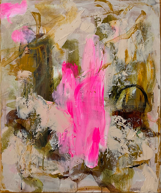 Abstrakt maleri, 60x50 cm, “FAMILY”