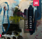 Grafik som illustrerer Lone Reedtz' deltagelse i Art Hillerød Kunstmesse