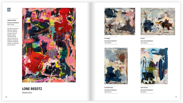 Uddrag af Kunstsamlingen kunstkatalog - sider om Lone Reedtz