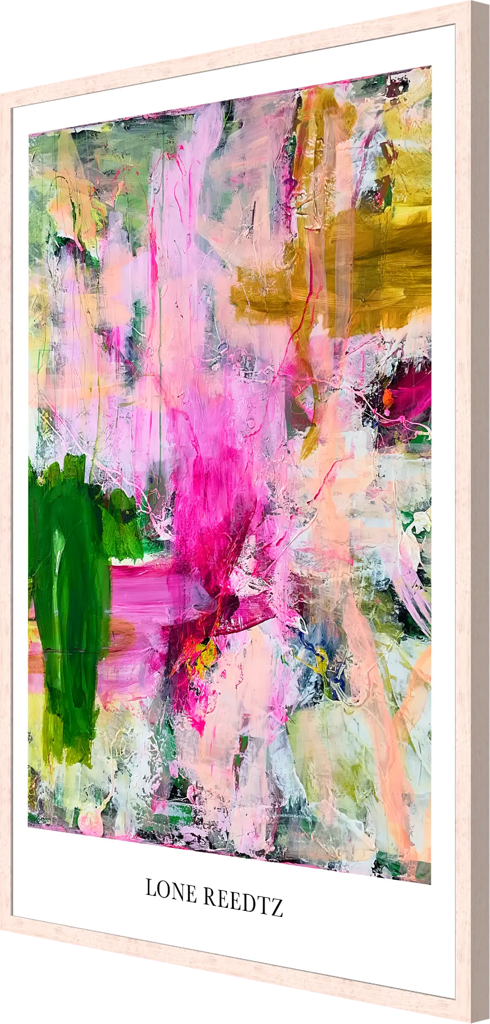 Dream vision – Abstrakt kunsttryk af Lone Reedtz by Lone Reedtz , Abstrakt ekspressiv kunstplakat