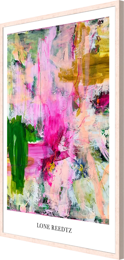 Dream vision – Abstrakt kunsttryk af Lone Reedtz by Lone Reedtz , Abstrakt ekspressiv kunstplakat