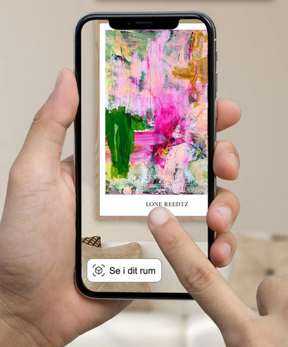 Dream vision – Abstrakt kunsttryk af Lone Reedtz by Lone Reedtz , Abstrakt ekspressiv kunstplakat