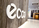 Eccos logo i en butik