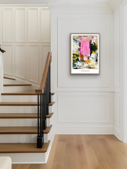 Family – Abstrakt kunsttryk af Lone Reedtz by Lone Reedtz , Abstrakt ekspressiv kunstplakat