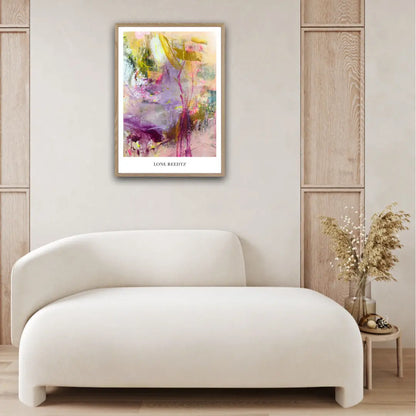Livets dans v2 - Abstrakt kunsttryk af Lone Reedtz by Lone Reedtz , Abstrakt ekspressiv kunstplakat