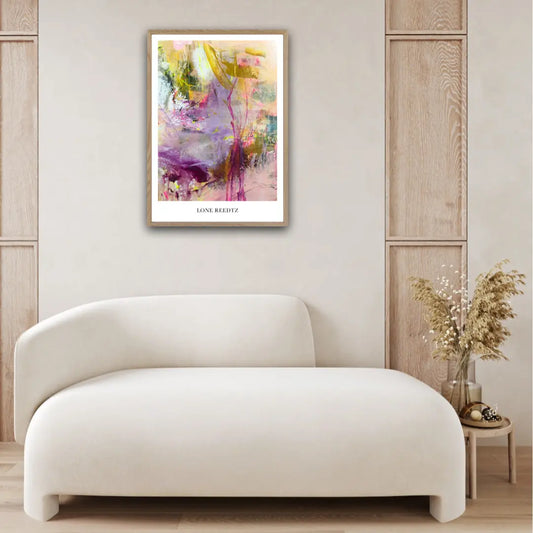 Livets dans v2 - Abstrakt kunsttryk af Lone Reedtz by Lone Reedtz , Abstrakt ekspressiv kunstplakat