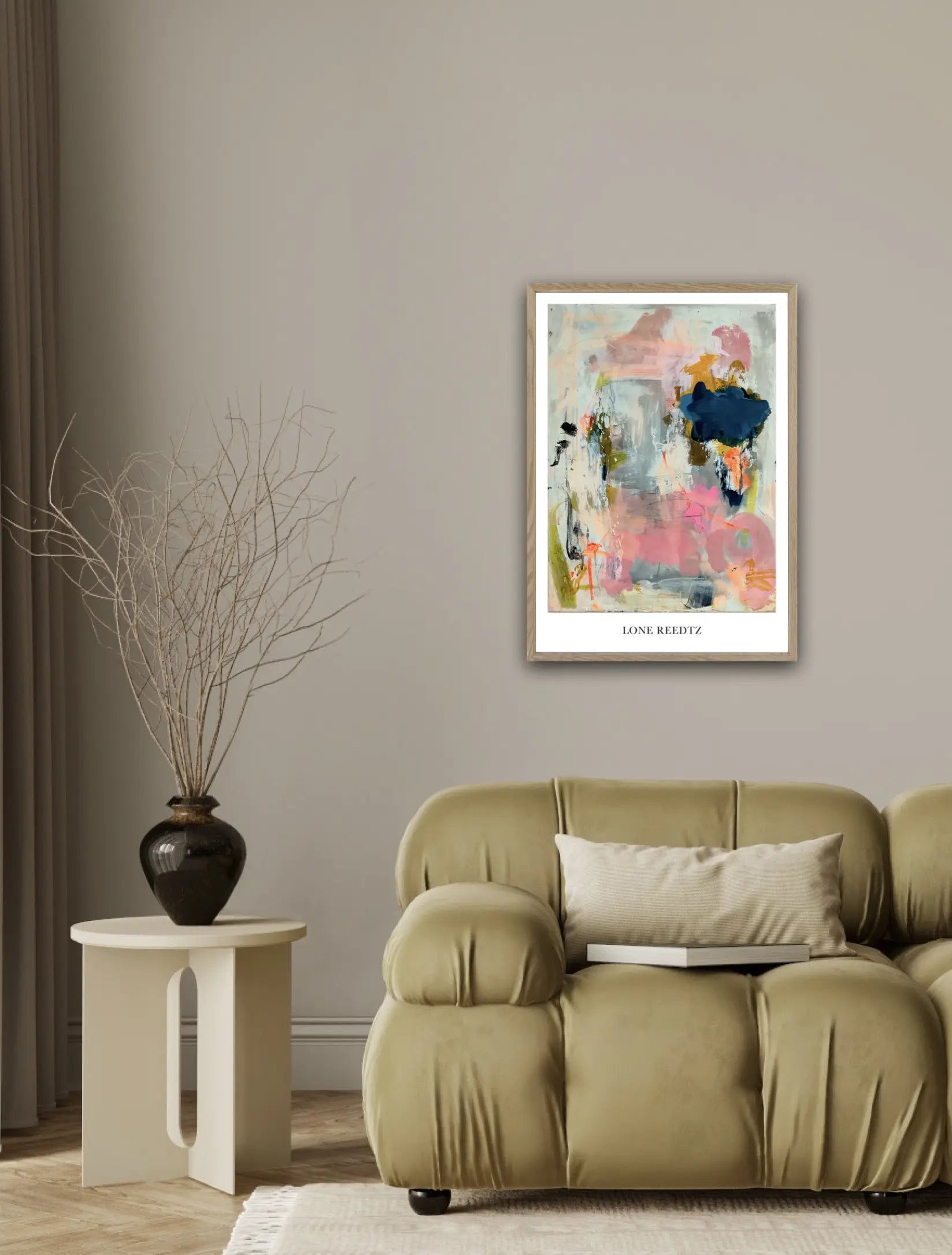 Timeless – Abstrakt kunsttryk af Lone Reedtz by Lone Reedtz , Abstrakt ekspressiv kunstplakat