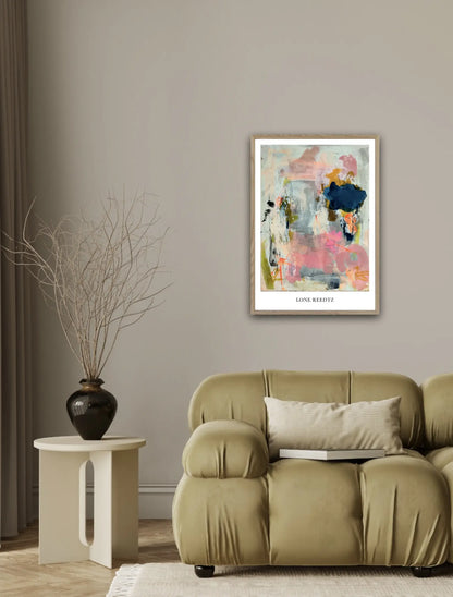 Timeless – Abstrakt kunsttryk af Lone Reedtz by Lone Reedtz , Abstrakt ekspressiv kunstplakat