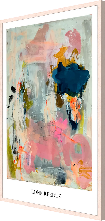 Timeless – Abstrakt kunsttryk af Lone Reedtz by Lone Reedtz , Abstrakt ekspressiv kunstplakat