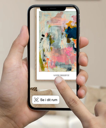 Timeless – Abstrakt kunsttryk af Lone Reedtz by Lone Reedtz , Abstrakt ekspressiv kunstplakat